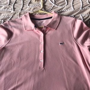 Vineyard Vines gold polo